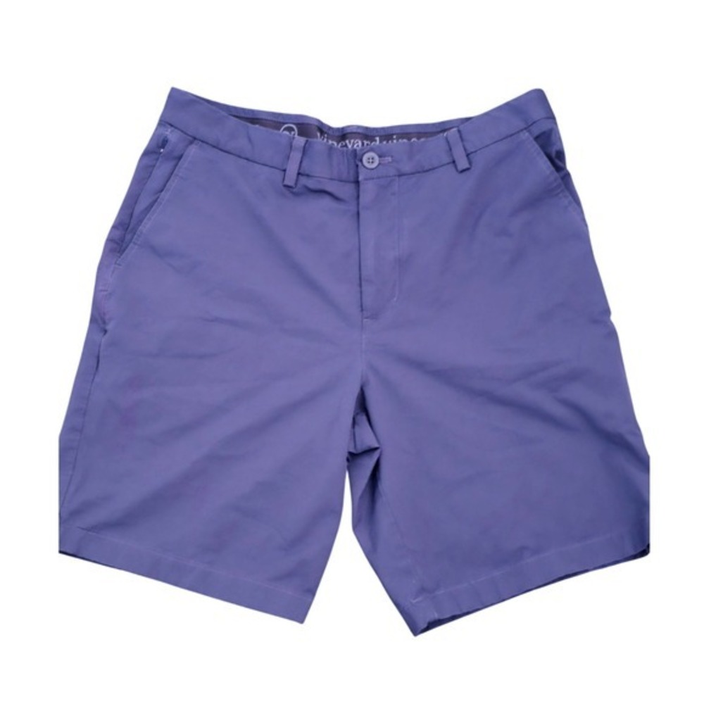 Vineyard Vines Mens On‎ The Go Shorts Blue Size 33 Flat Front Casual Golf